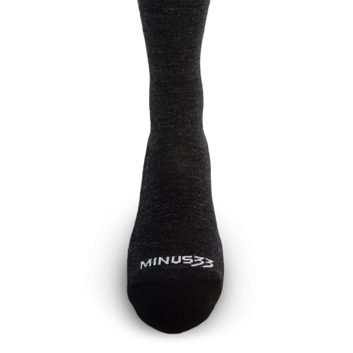 Minus33 Microweight Cushion Boot Wool Socks in Mountain Heritage design