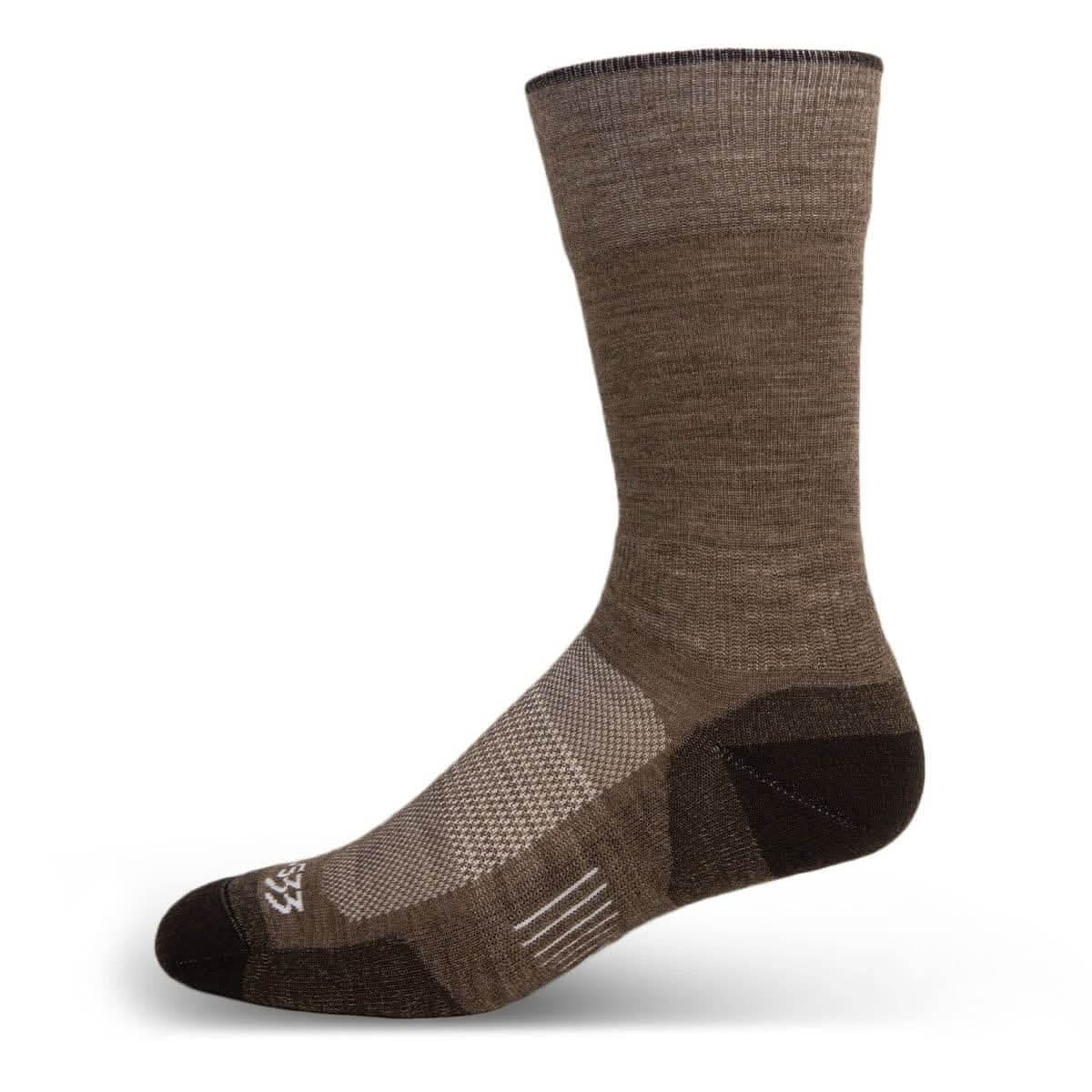 Minus33 Microweight Cushion Boot Wool Socks in Mountain Heritage design