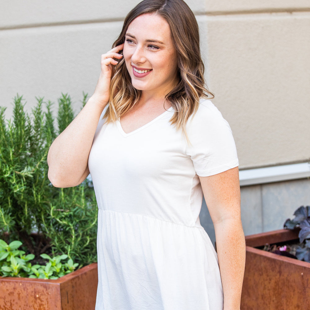 
                  
                    sarah ruffle top - ivory
                  
                