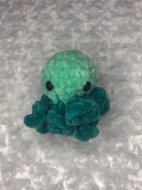 Small Crochet Octopus - Hot Pink