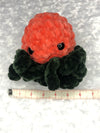Large Crochet Octopus - Orange and Dark Green