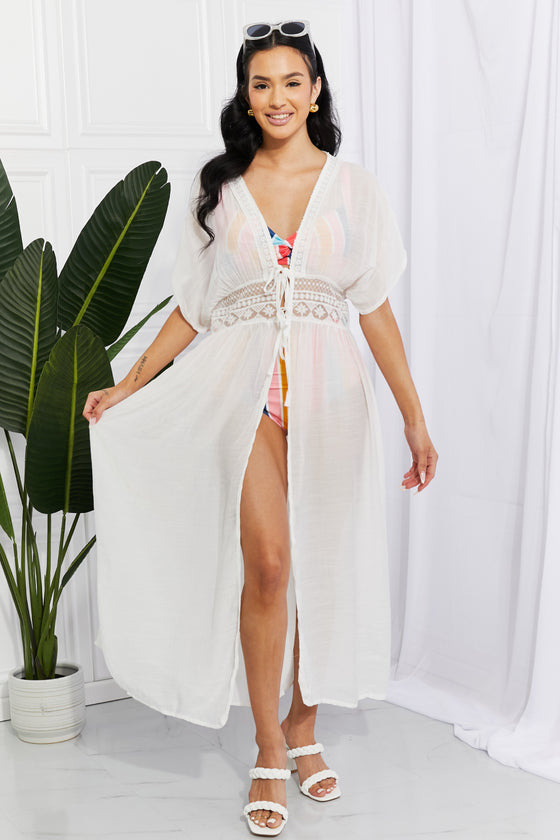 Marina West Swim Sun Goddess Atado Maxi Cover-Up